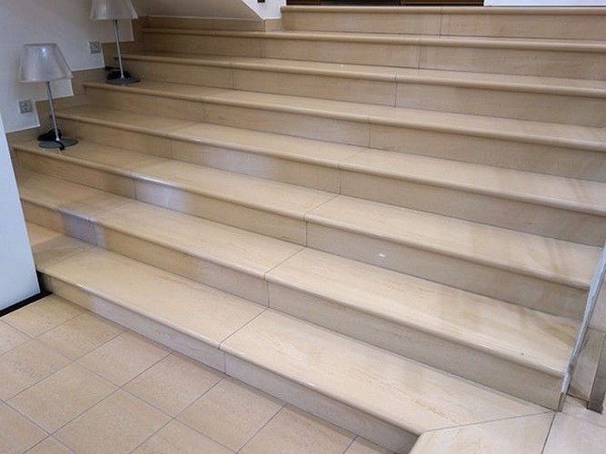 سنگ پله چینی ازنا برش استاندارد سطح صاف مقاومت بالا نصب آسان