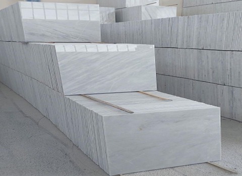 سنگ چینی ازنا سفید کیفیت بالا و سطح صیقلی طبیعی